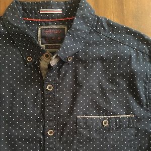 Cactus Man Polka Dot Short Sleeve Button Down
